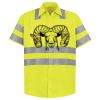 Men's High Visibility Safety Short Sleeve Work Shirt Thumbnail
