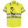 Men's High Visibility Safety Short Sleeve Work Shirt Thumbnail