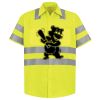 Men's High Visibility Safety Short Sleeve Work Shirt Thumbnail