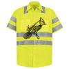 Men's High Visibility Safety Short Sleeve Work Shirt Thumbnail