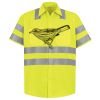 Men's High Visibility Safety Short Sleeve Work Shirt Thumbnail