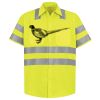 Men's High Visibility Safety Short Sleeve Work Shirt Thumbnail