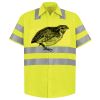 Men's High Visibility Safety Short Sleeve Work Shirt Thumbnail