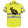 Men's High Visibility Safety Short Sleeve Work Shirt Thumbnail