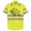 Men's High Visibility Safety Short Sleeve Work Shirt Thumbnail