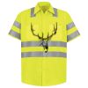 Men's High Visibility Safety Short Sleeve Work Shirt Thumbnail