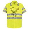 Men's High Visibility Safety Short Sleeve Work Shirt Thumbnail