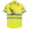 Men's High Visibility Safety Short Sleeve Work Shirt Thumbnail