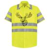 Men's High Visibility Safety Short Sleeve Work Shirt Thumbnail