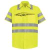 Men's High Visibility Safety Short Sleeve Work Shirt Thumbnail
