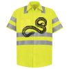 Men's High Visibility Safety Short Sleeve Work Shirt Thumbnail