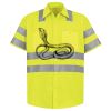 Men's High Visibility Safety Short Sleeve Work Shirt Thumbnail