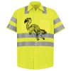 Men's High Visibility Safety Short Sleeve Work Shirt Thumbnail