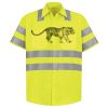 Men's High Visibility Safety Short Sleeve Work Shirt Thumbnail