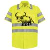 Men's High Visibility Safety Short Sleeve Work Shirt Thumbnail