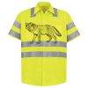 Men's High Visibility Safety Short Sleeve Work Shirt Thumbnail