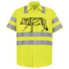 Men's High Visibility Safety Short Sleeve Work Shirt Thumbnail
