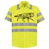Men's High Visibility Safety Short Sleeve Work Shirt Thumbnail