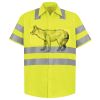 Men's High Visibility Safety Short Sleeve Work Shirt Thumbnail