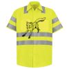 Men's High Visibility Safety Short Sleeve Work Shirt Thumbnail