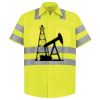 Men's High Visibility Safety Short Sleeve Work Shirt Thumbnail