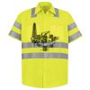 Men's High Visibility Safety Short Sleeve Work Shirt Thumbnail