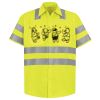 Men's High Visibility Safety Short Sleeve Work Shirt Thumbnail