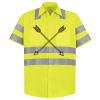Men's High Visibility Safety Short Sleeve Work Shirt Thumbnail