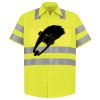 Men's High Visibility Safety Short Sleeve Work Shirt Thumbnail