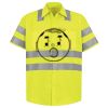 Men's High Visibility Safety Short Sleeve Work Shirt Thumbnail
