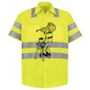 Men's High Visibility Safety Short Sleeve Work Shirt Thumbnail