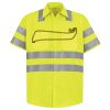 Men's High Visibility Safety Short Sleeve Work Shirt Thumbnail