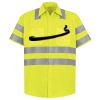 Men's High Visibility Safety Short Sleeve Work Shirt Thumbnail