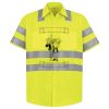 Men's High Visibility Safety Short Sleeve Work Shirt Thumbnail