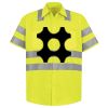 Men's High Visibility Safety Short Sleeve Work Shirt Thumbnail
