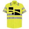 Men's High Visibility Safety Short Sleeve Work Shirt Thumbnail