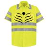 Men's High Visibility Safety Short Sleeve Work Shirt Thumbnail