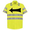 Men's High Visibility Safety Short Sleeve Work Shirt Thumbnail