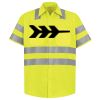 Men's High Visibility Safety Short Sleeve Work Shirt Thumbnail