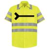 Men's High Visibility Safety Short Sleeve Work Shirt Thumbnail