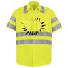 Men's High Visibility Safety Short Sleeve Work Shirt Thumbnail