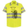 Men's High Visibility Safety Short Sleeve Work Shirt Thumbnail