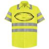 Men's High Visibility Safety Short Sleeve Work Shirt Thumbnail