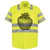 Men's High Visibility Safety Short Sleeve Work Shirt Thumbnail