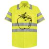 Men's High Visibility Safety Short Sleeve Work Shirt Thumbnail