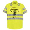Men's High Visibility Safety Short Sleeve Work Shirt Thumbnail