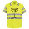 Men's High Visibility Safety Short Sleeve Work Shirt Thumbnail