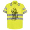 Men's High Visibility Safety Short Sleeve Work Shirt Thumbnail