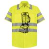 Men's High Visibility Safety Short Sleeve Work Shirt Thumbnail