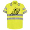 Men's High Visibility Safety Short Sleeve Work Shirt Thumbnail